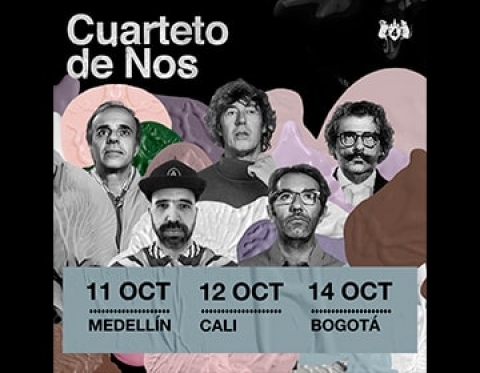 Cuarteto de Nos siempre regresa a Colombia